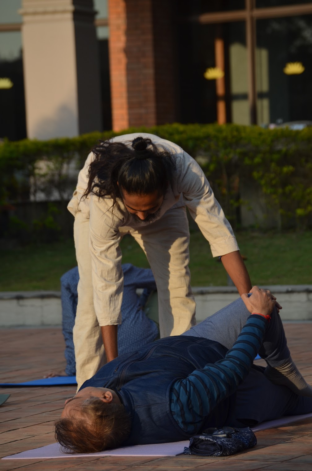 One-on-one yoga guidance and personal support